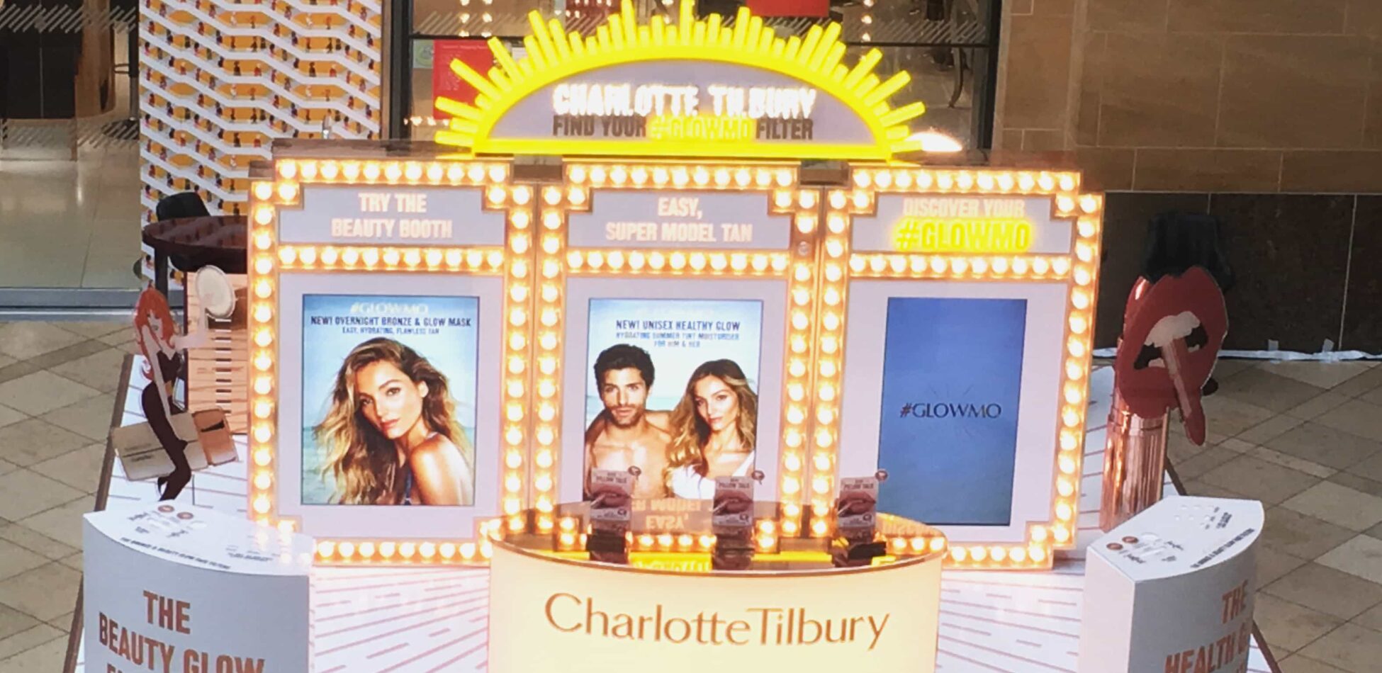 Charlotte Tilbury Pop Up shop design
