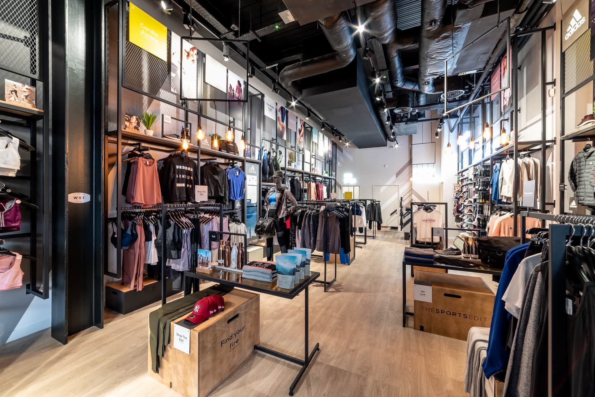 Adidas branded shop in london