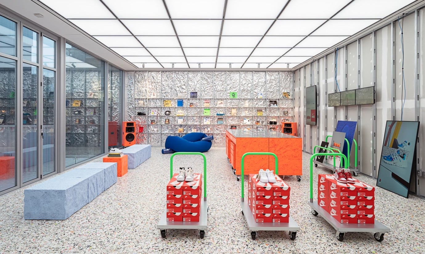 The NikeStyle store is an exceptional example of contemporary maximalist design