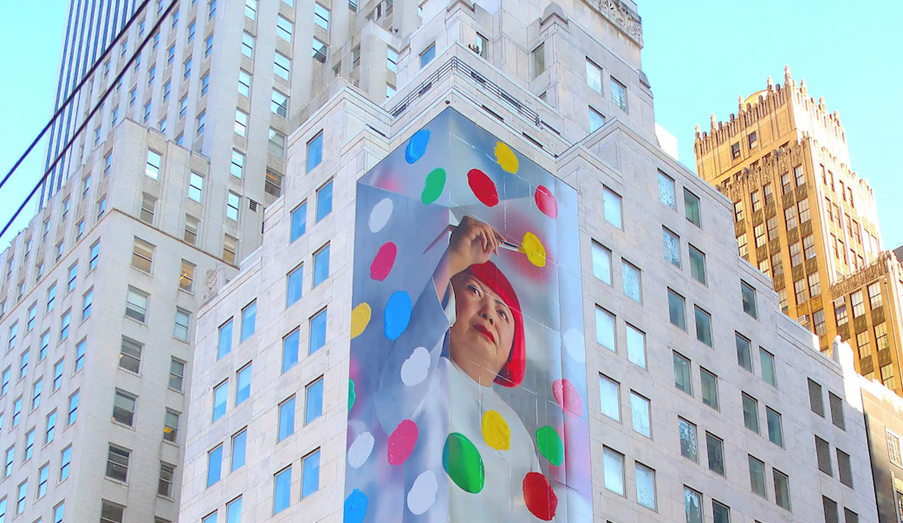 Kusama San’s unencumbered artwork